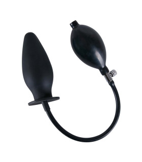 Пробка с накачкой True Black Anal Plug - No Taboo