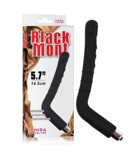 Анальный вибратор Chisa Black Mont, черный, 25 х 3 см - No Taboo