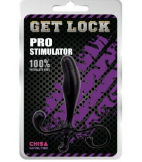 Стимулятор простаты Chisa Get Lock Pro Stimulator, черный, 13 см х 3 см - No Taboo