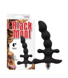 Универсальный массажер Black Mont для простаты, черный - No Taboo