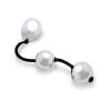 Серебристые вагинальные шарики Fifty Shades Of Grey, 21.6 х 3.2 см фото №1 — секс игрушки: Украина, NO TABOO