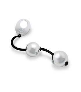 Серебристые вагинальные шарики Fifty Shades Of Grey, 21.6 х 3.2 см - No Taboo