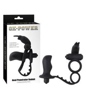 Вибратор анальная пробка эрекционное кольцо GK-Power - No Taboo