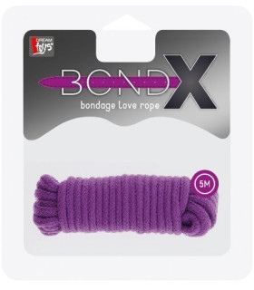 Бондажная веревка фиолетовая 5 м BONDX - No Taboo