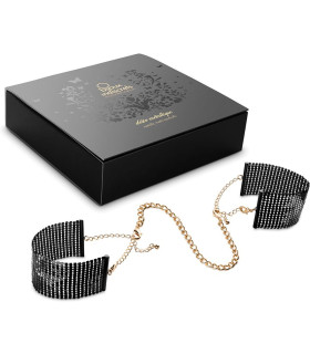 Браслети-наручники Bijoux Indiscrets чорні, OS - No Taboo