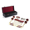 Чемодан ваших тайных желаний UPKO Kinky Tools Set итальянская кожа, красный, фото №1 — секс шоп Украина, NO TABOO