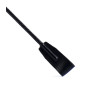 Сстек итальянская кожа UPKO Riding Crop с позолотой, черный, фото №7 — секс шоп Украина, NO TABOO