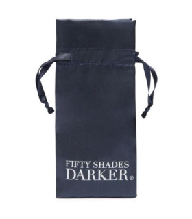 Зажимы для сосков Fifty Shades Of Darker с цепочкой, серебристые, 48 см - No Taboo