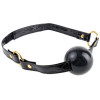 Кляп-шар из силикона FF GOLD - BALL GAG, фото №1 — секс шоп Украина, NO TABOO