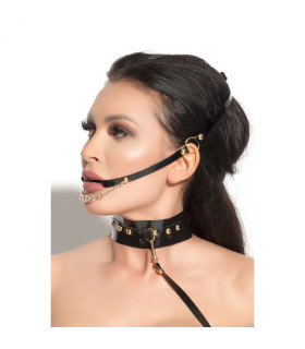 Кляп-уздечка черный Bridle 01 Me-Seduce - No Taboo