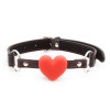 Кляп в виде сердца Fetish Mouth gag heart красный, 4 см, фото №1 — секс шоп Украина, NO TABOO