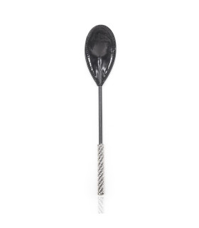 Стек со стразами IDEA SM, короткий, чёрный, 31 см - No Taboo