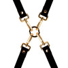 Крестовина для наручников UPKO итальянская кожа Bondage Boutique Hogtie , фото №3 — секс шоп Украина, NO TABOO