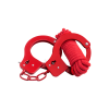 Набор наручники и бандаж BONDX Metal Cuffs красный, фото №3 — секс шоп Украина, NO TABOO