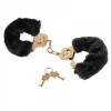 Наручники FF Gold Deluxe FURRY CUFFS, фото №2 — секс шоп Украина, NO TABOO