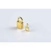 Ошейник с навесным замком Padlock UPKO итальянская кожа, фото №5 — секс шоп Украина, NO TABOO