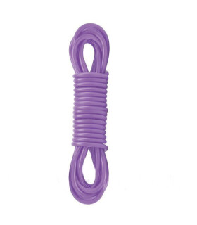 Веревка силиконовая Silicone Factory фиолетовая, 6 м - No Taboo