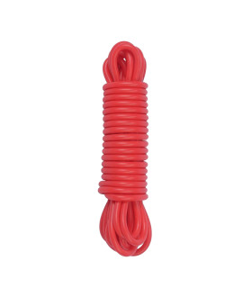 Силиконовая веревка Silicone Factory красная, 6 м - No Taboo