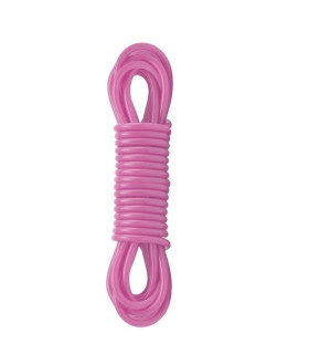 Силиконовая веревка Silicone Factory розовая, 6 м - No Taboo