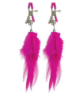 Затискачі для сосків Fancy Feather Nipple Clamps Fetish Fantasy - No Taboo