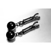Зажимы для сосков Tom of Finland Barrel Nipple Clamps, фото №2 — секс шоп Украина, NO TABOO