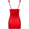Сорочка Obsessive Secred Chemise с кружевом, красная, XXL, фото №5 — секс шоп Украина, NO TABOO