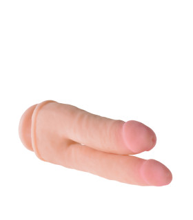 Двойной фаллоимитатор KING COCK DUAL DENSITY DOUBLE PENETRATOR - No Taboo