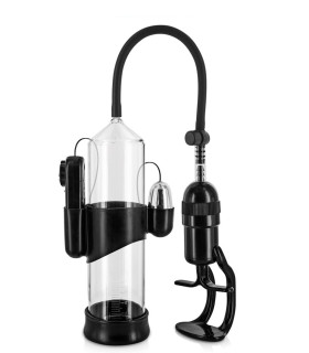 Помпа вакуумная механическая Blue Junker Stimulating Pump с вибрацией, 23 см х 6 см - No Taboo