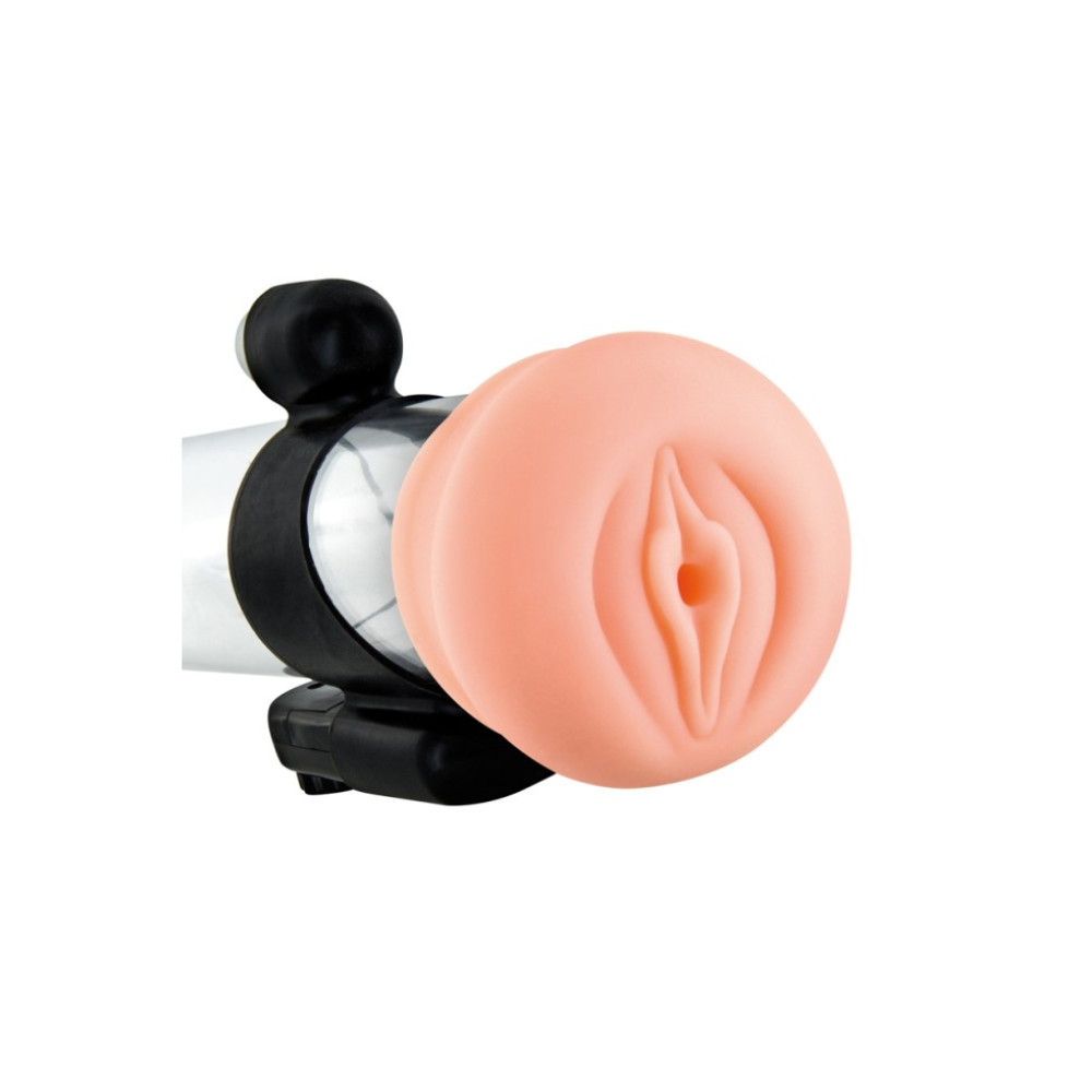 Помпа вакуумная механическая Blue Junker Stimulating Pump с вибрацией, 23 см х 6 см фото №3 — секс игрушки: Украина, NO TABOO