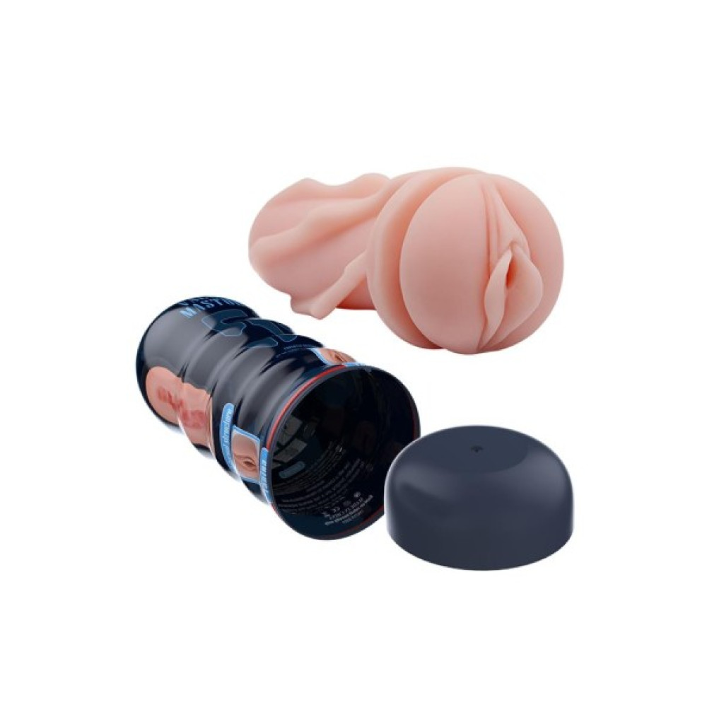 Мастурбатор-вагина Pretty Love Vacuum Cup в колбе, бежевый, 18 х 7 см фото №2 — секс игрушки: Украина, NO TABOO
