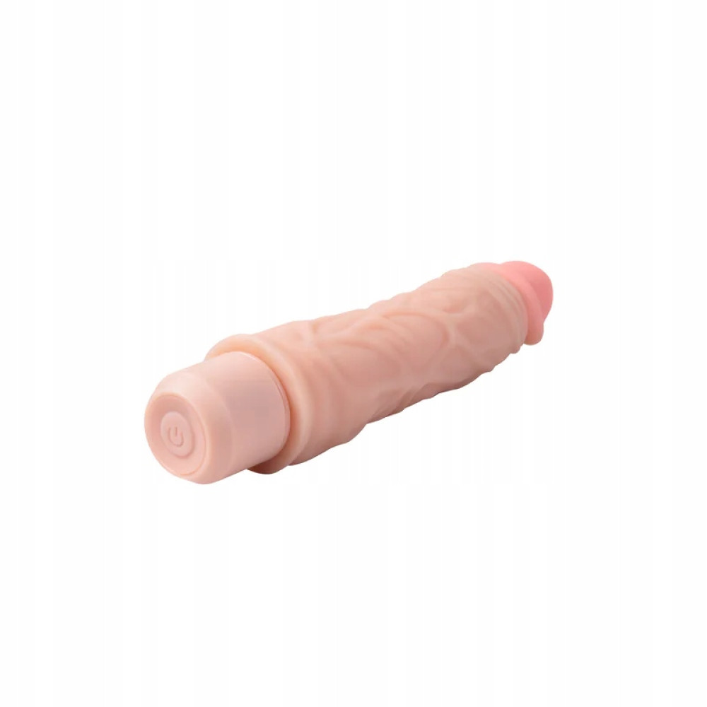Вибратор многофункциональный Blush Dr Skin гибкий, бежевый, 21.5 х 5 см фото №4 — секс игрушки: Украина, NO TABOO
