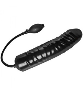 Фаллоимитатор с накачкой XXL opblaasbare dildo, черный, 31.8 х 7 см - No Taboo
