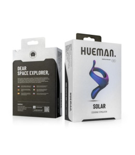 Эрекционное виброкольцо Hueman Solar, фиолетовое, 11 х 2.2 см - No Taboo