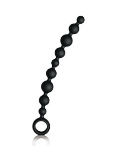 Анальная цепочка Joy Division Joyballs anal wave, черная, 29.8 см - No Taboo