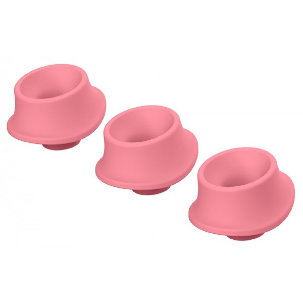 Набор насадок на Womanizer Premium и Classic, розовые, размер L фото №0 — секс игрушки: Украина, NO TABOO