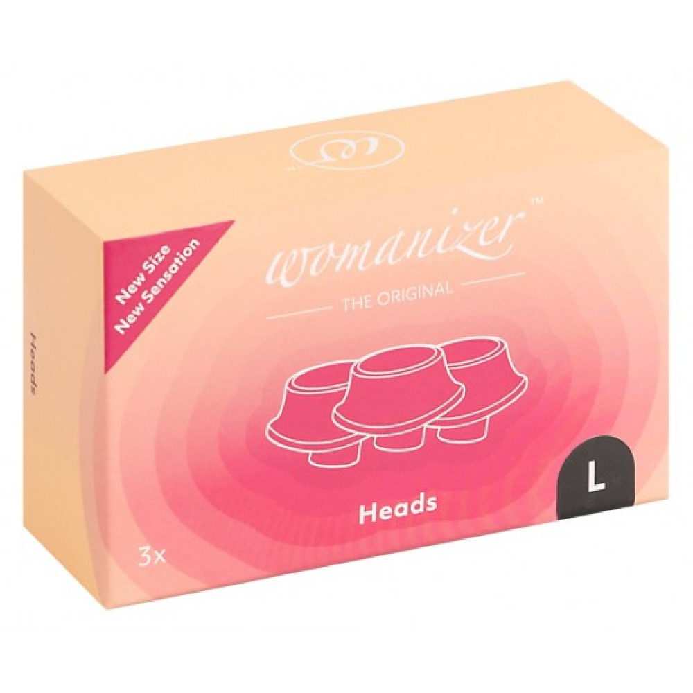 Набор силиконовых насадок на Womanizer Premium и Classic, черные, размер L фото №2 — секс игрушки: Украина, NO TABOO