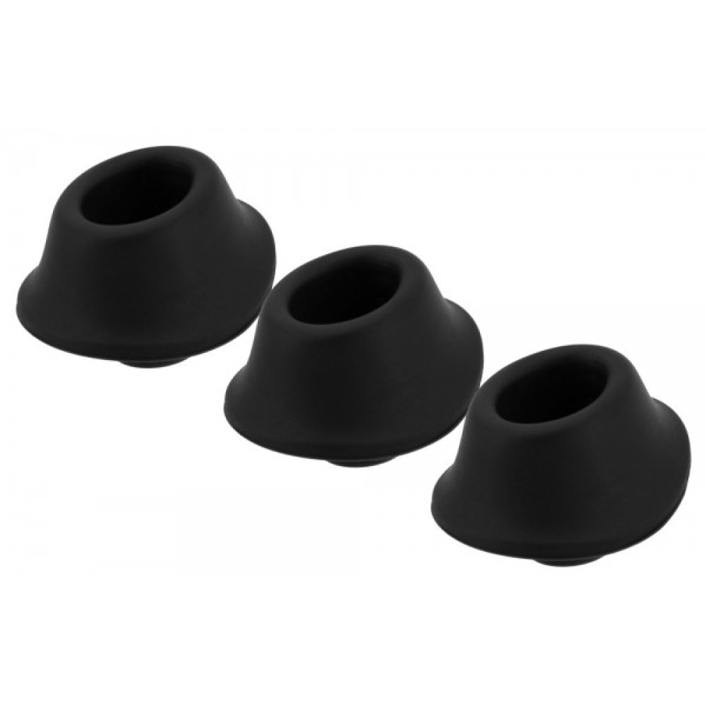 Набор силиконовых насадок на Womanizer Premium и Classic, черные, размер M фото №0 — секс игрушки: Украина, NO TABOO