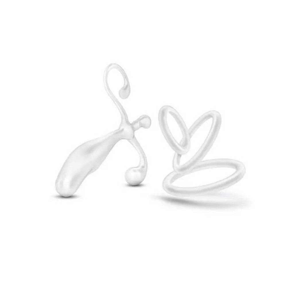 Массажер простаты с набором колец Blush quickie kit, белый, 12.5 см x 2.5 см фото №4 — секс игрушки: Украина, NO TABOO