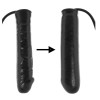 Фаллоимитатор с накачкой Inflatable Stud, латексный, черный, 25 х 5 см фото №3 — секс игрушки: Украина, NO TABOO
