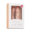 Фаллоимитатор двойной Easytoys Double dong dildo, реалистичный, бежевый, 18 х 3.8 см фото №2 — секс игрушки: Украина, NO TABOO