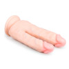 Фаллоимитатор двойной Easytoys Double dong dildo, реалистичный, бежевый, 18 х 3.8 см фото №3 — секс игрушки: Украина, NO TABOO