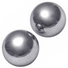 Вагинальные шарики большие, металлические Orgasm Balls, металлик, 5 см, 280 г фото №1 — секс игрушки: Украина, NO TABOO