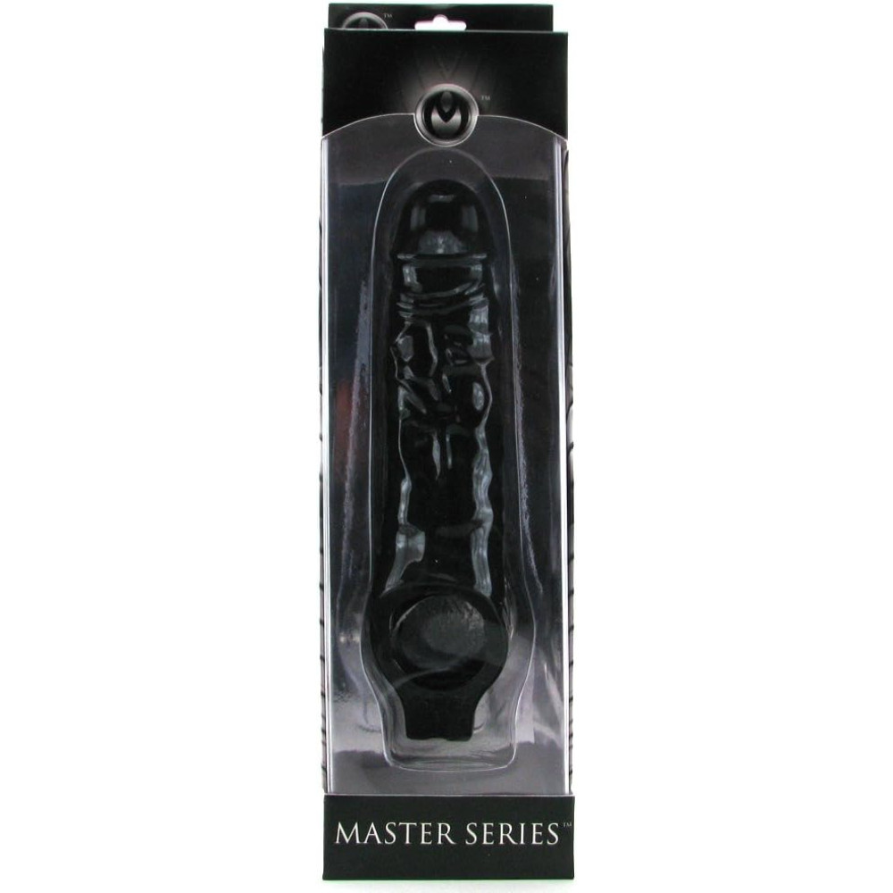Насадка на член Master Series Mamba Cock Sheath, черная, 16.5 х 5 см фото №2 — секс игрушки: Украина, NO TABOO