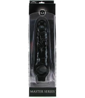Насадка на член Master Series Mamba Cock Sheath, черная, 16.5 х 5 см - No Taboo