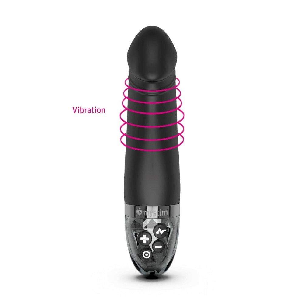 Вибратор точки G с электростимуляцией Mystim Real Deal Neal eStim 16.5 х 3.6 см, фото №3 — секс шоп Украина, NO TABOO