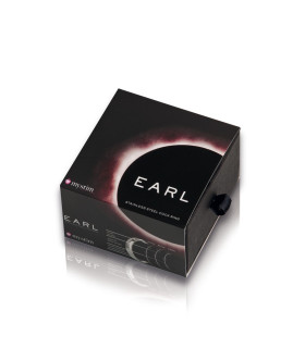Ерекційне кільце металеве Mystim His Ringness Earl з гравіюванням, 5.1 см - No Taboo