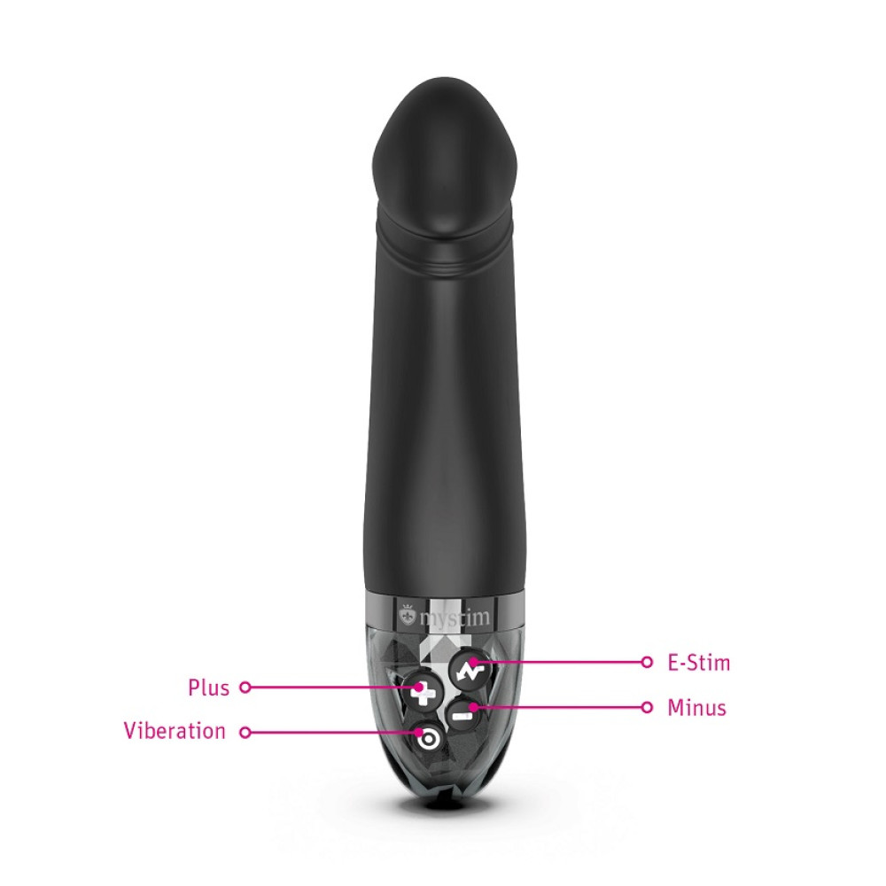 Вибратор точки G с электростимуляцией Mystim Real Deal Neal eStim 16.5 х 3.6 см, фото №6 — секс шоп Украина, NO TABOO