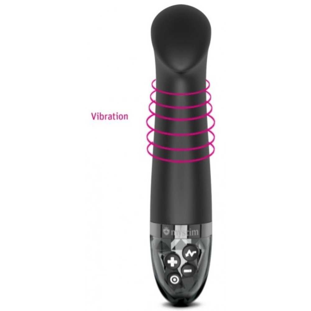 Вибратор точки G с электростимуляцией Mystim Right on Ron eStim 17 х 3.6 см, фото №5 — секс шоп Украина, NO TABOO