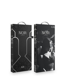 Лента на глаза Noir Blindfold шелковистая, черная, 137 см х 7.6 см - No Taboo