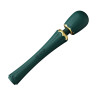 Вибратор микрофон Zalo Kyro Wand с насадками, зеленый, 29.1 см х 5.3 см фото №3 — секс игрушки: Украина, NO TABOO